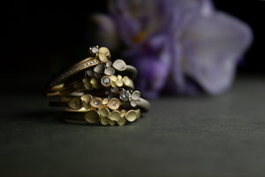 Dahlia 18ct Gold Rings Selection