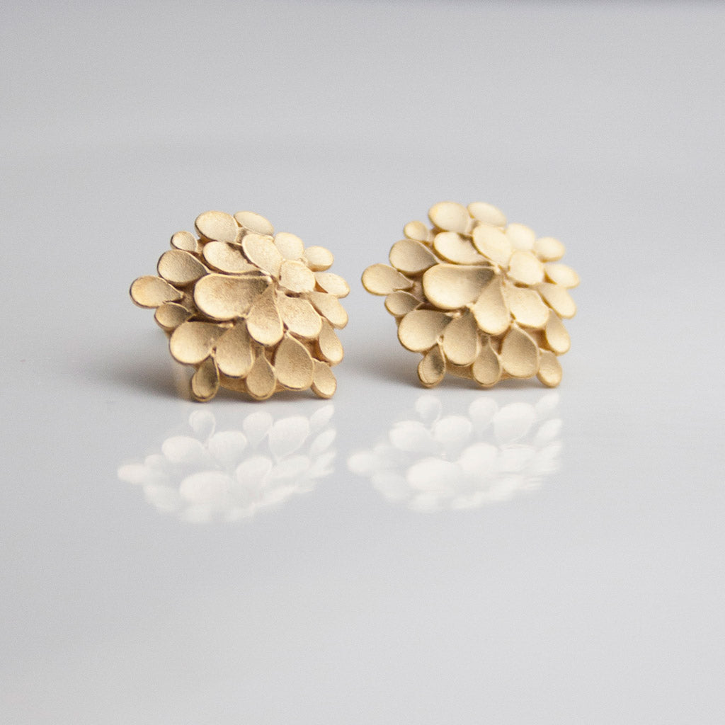 Carissima Gold Women's 9 ct Yellow Gold 8 mm Half Ball Polished Stud  Earrings : Amazon.co.uk: Fashion