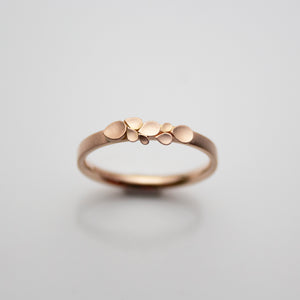 Dahlia 18ct. Rose Gold Gold 2mm D Ring