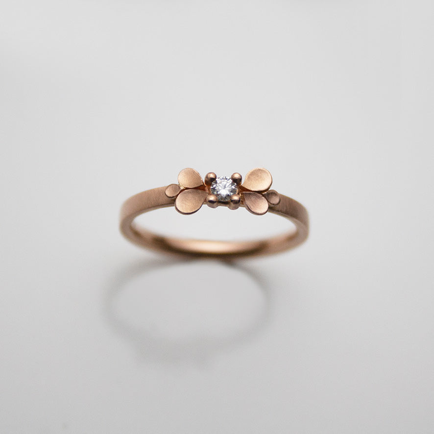 Pink gold and diamond ring | DAMIANI