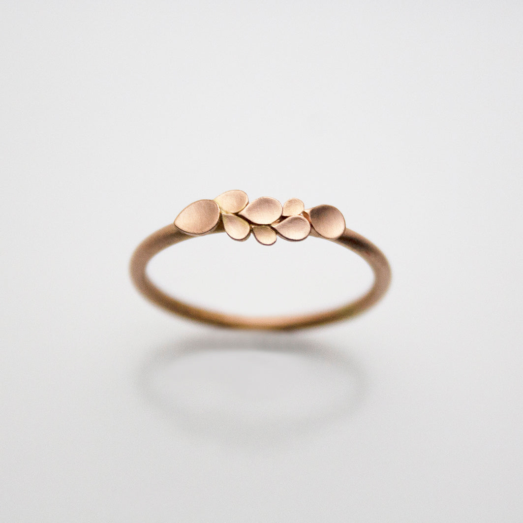 14k Gold Absolutely Effortless 6mm Rose Quartz Microstackable Ring –  Starflower Design